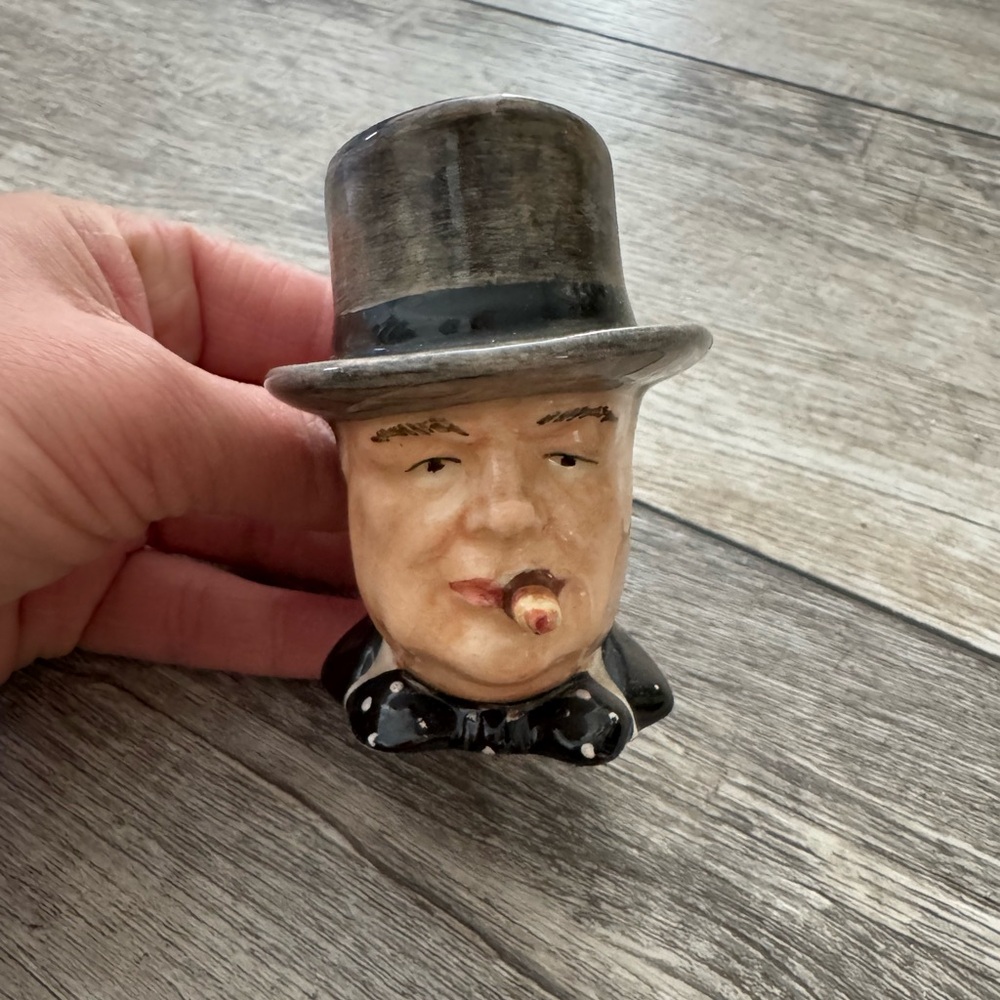 Antique Royal Winton Winston Churchill Toby Mug Jug